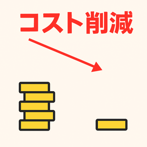 加工賃コストの削減　　多数個取り×段式プレス構造