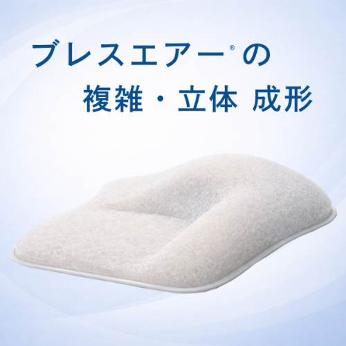 ブレスエアー®を用いた熱プレス（ﾎｯﾄﾌﾟﾚｽ）加工の複雑立体 成形